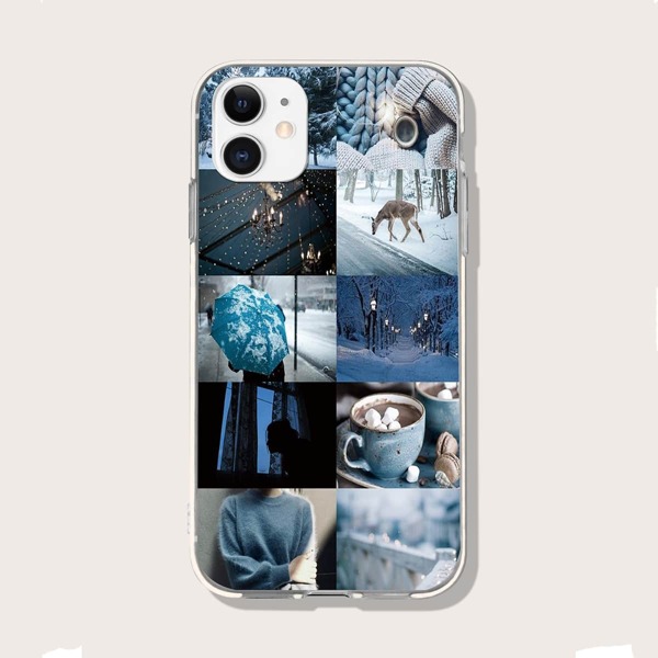 

Aesthetic Collage Phone Case, Multicolor