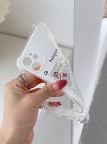 Clear Card Slot Phone Case - Multicolor - View 4