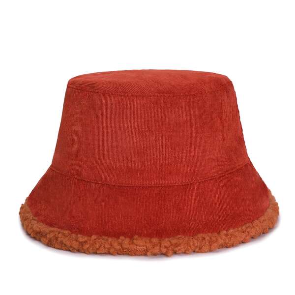 

Solid Bucket Hat, Burgundy