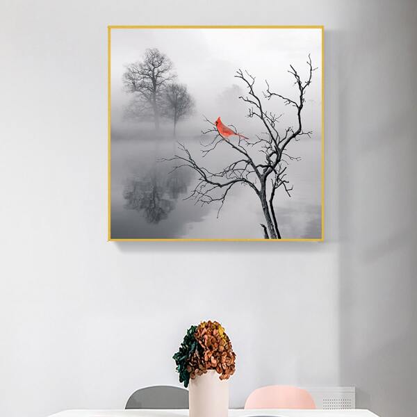 

Bird Print Unframed Painting, Multicolor