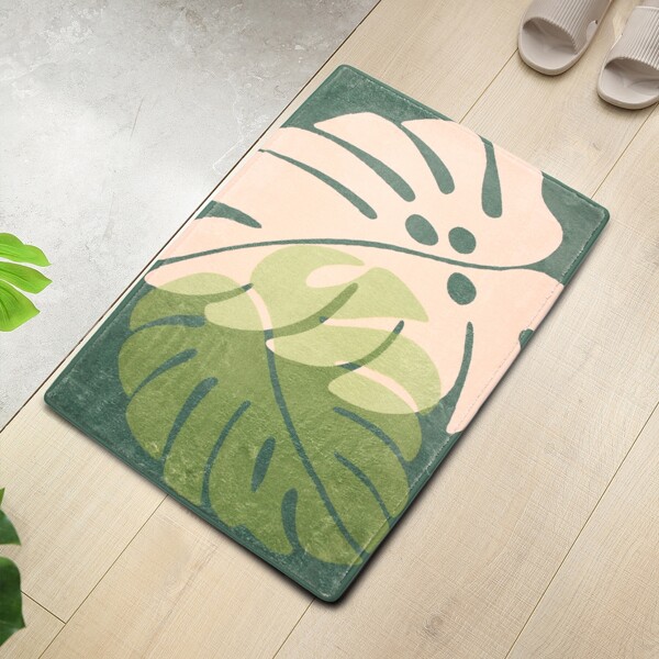 

Palm Pattern Rug, Green