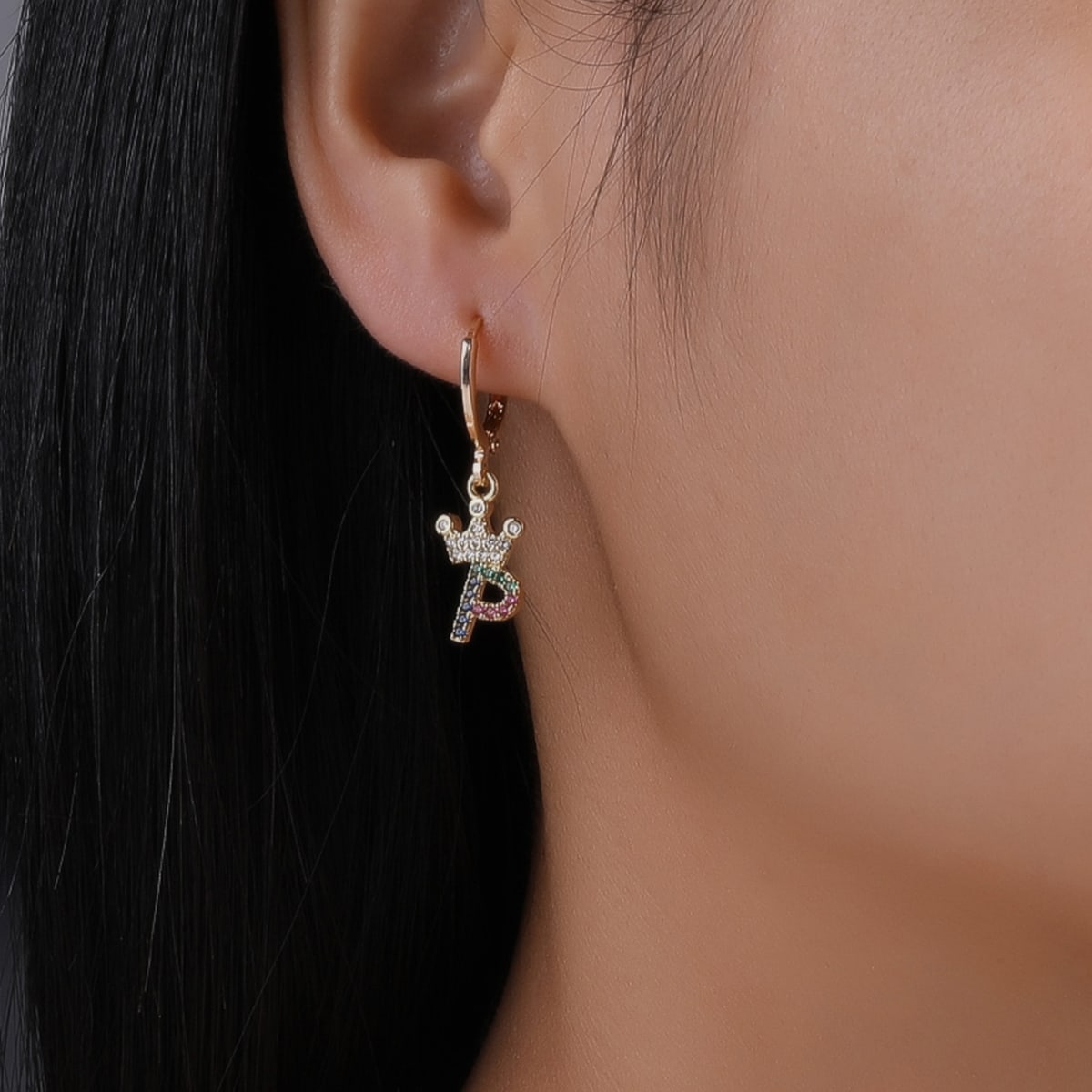 Серьги в форме короны