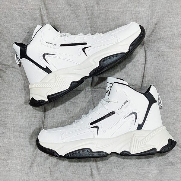 

Men High Top Chunky Sneakers, White