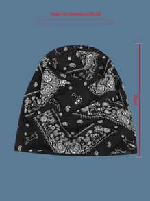 Hombres Gorro con estampado de paisley - Multicolor - Ver 4