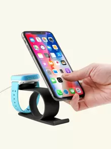 1 pieza Cargador inalámbrico Soporte - Negro - Ver 1