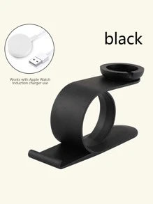 1 pieza Cargador inalámbrico Soporte - Negro - Ver 3