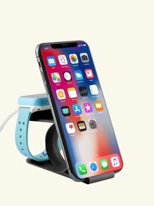 1 pieza Cargador inalámbrico Soporte - Negro - Ver 5