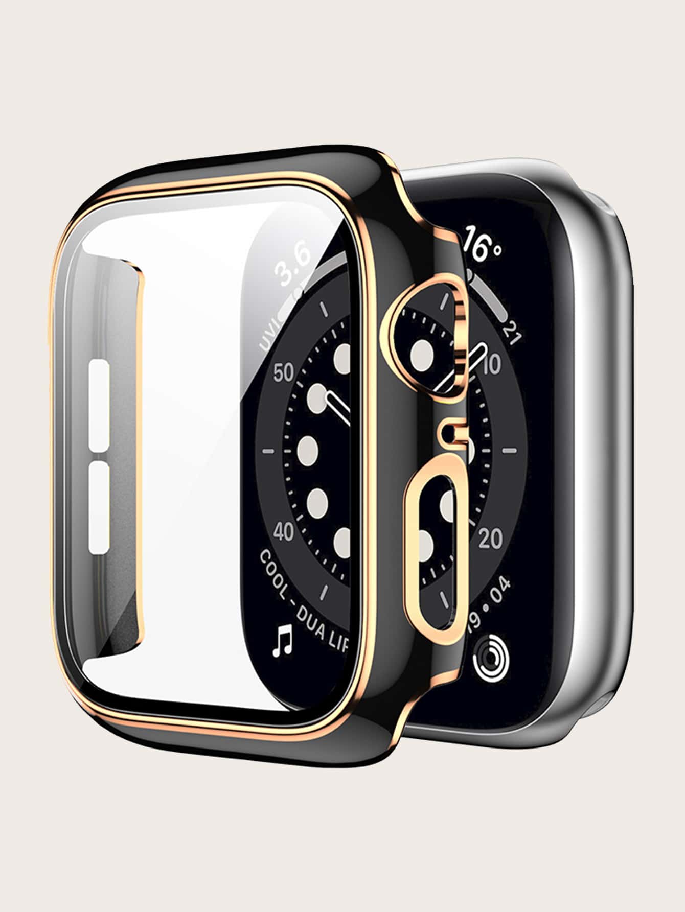 Funda compatible con Apple Watch de color combinado - Multicolor - Ver 1