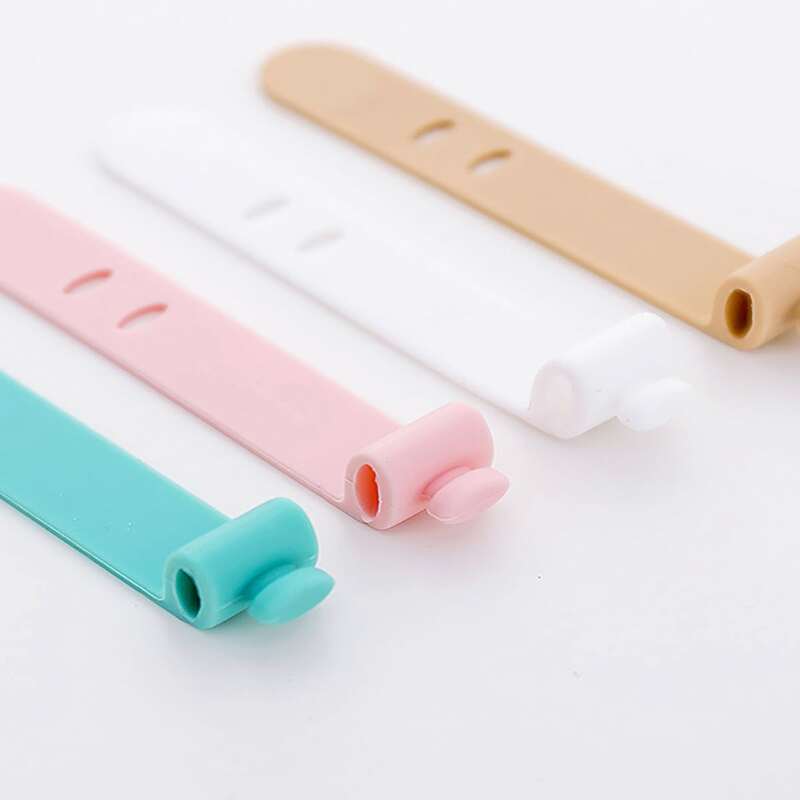 

4pcs Data Cable Winder, Multicolor