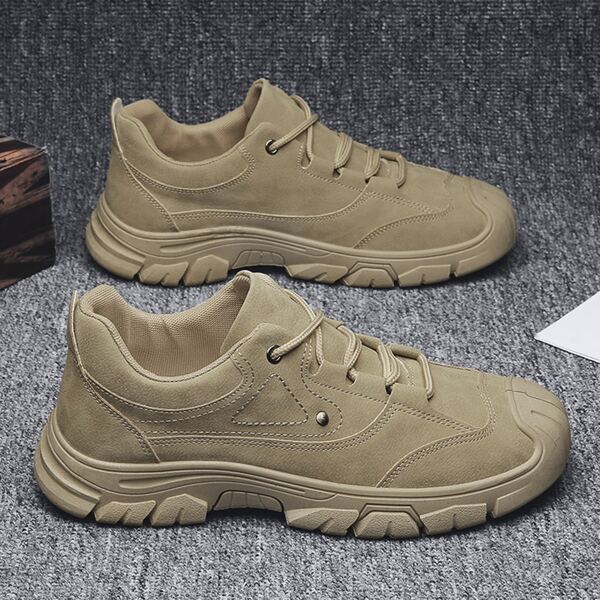 

Men Lace Up Front Dress Shoes, Khaki