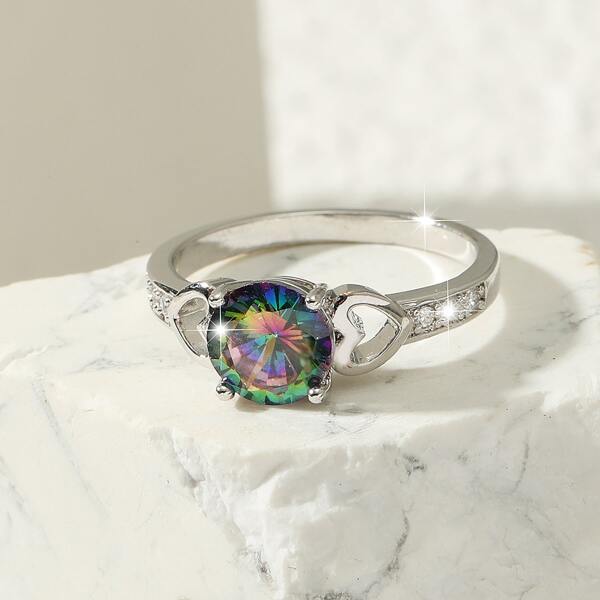 

Zircon Decor Ring, Multicolor