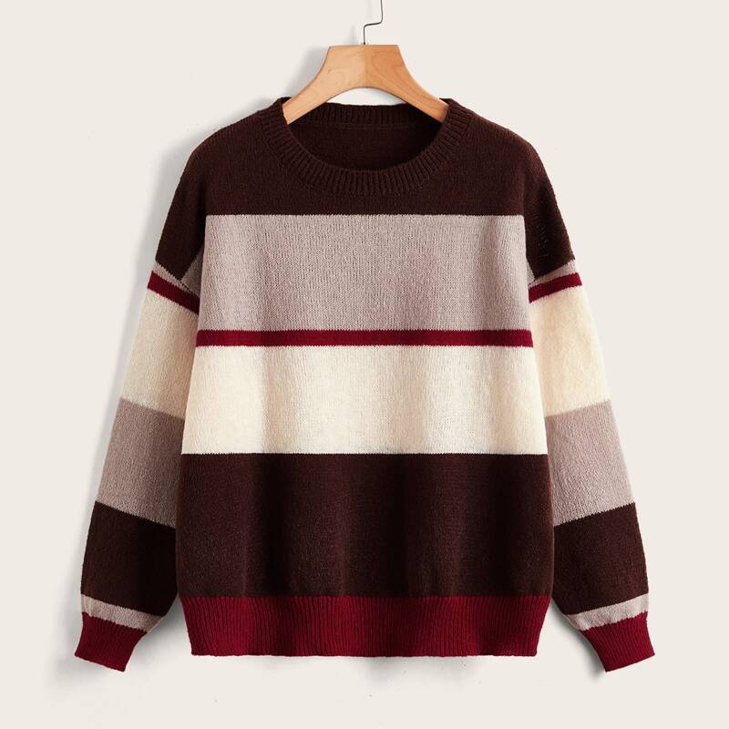 

Colorful Striped Sweater, Multicolor
