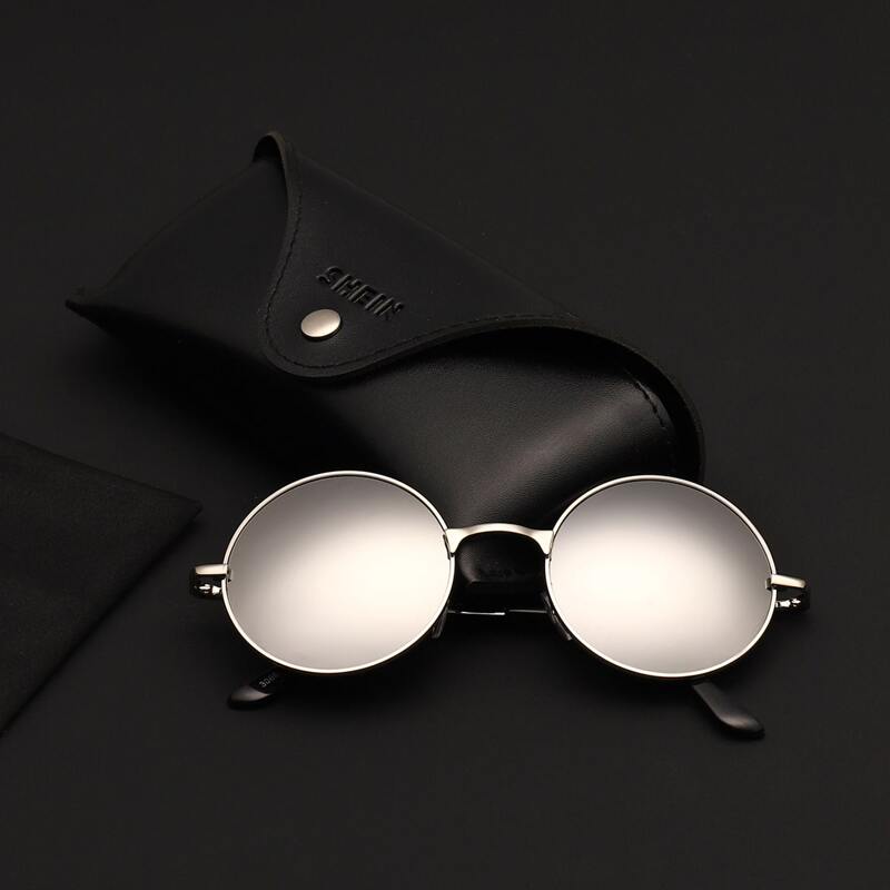 

Guys Round Frame Sunglasses, Ombre