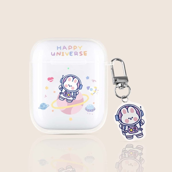 

Rabbit Charm Case For AirPods, Clear