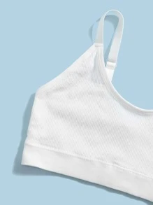 Yoga Basic 3pcs Solid Seamless High Stretch Sports Bra - Multicolor - View 4