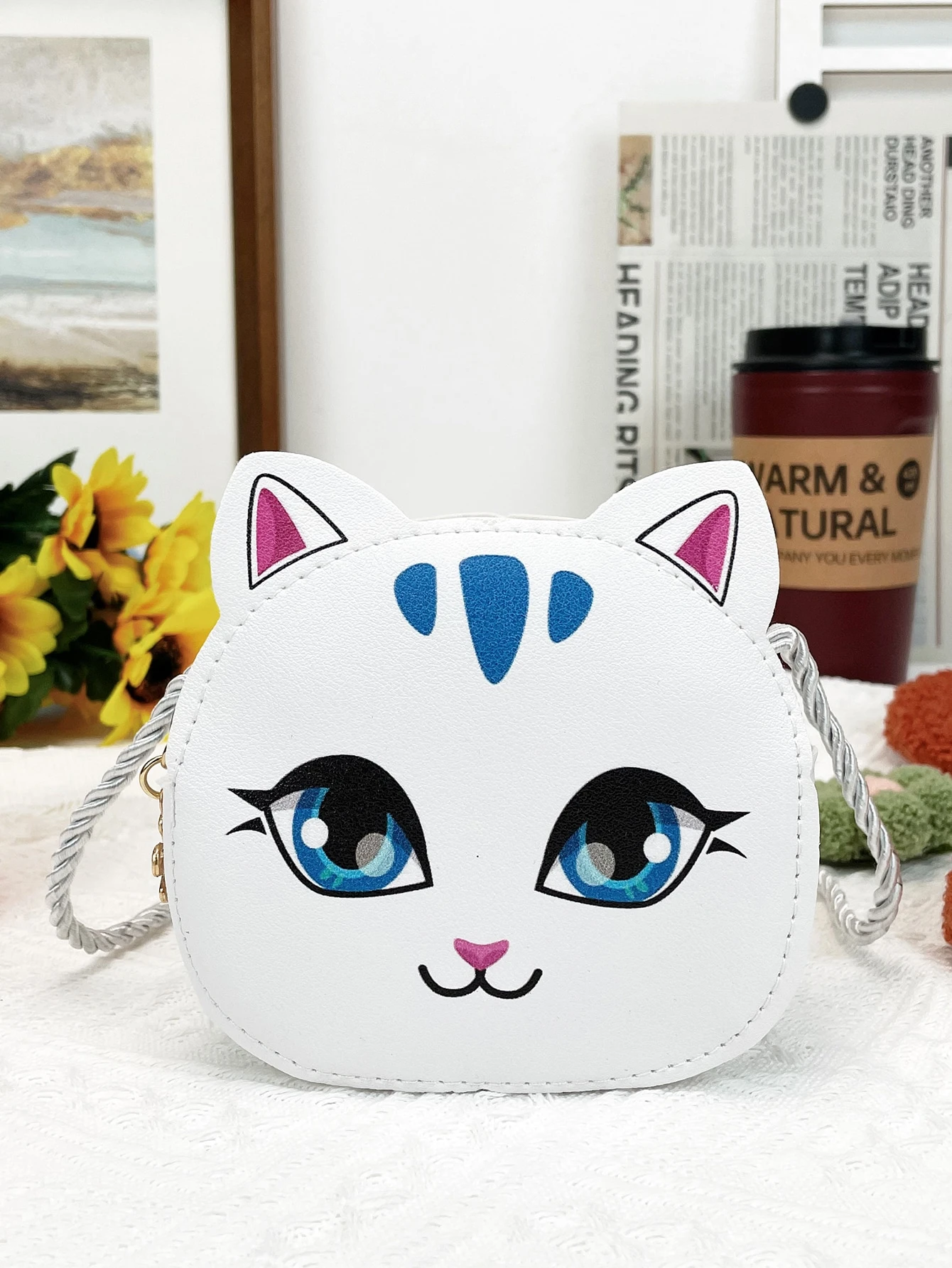 Fille Sac A Bandouliere Avec Motif Chat Mode En Ligne Shein France