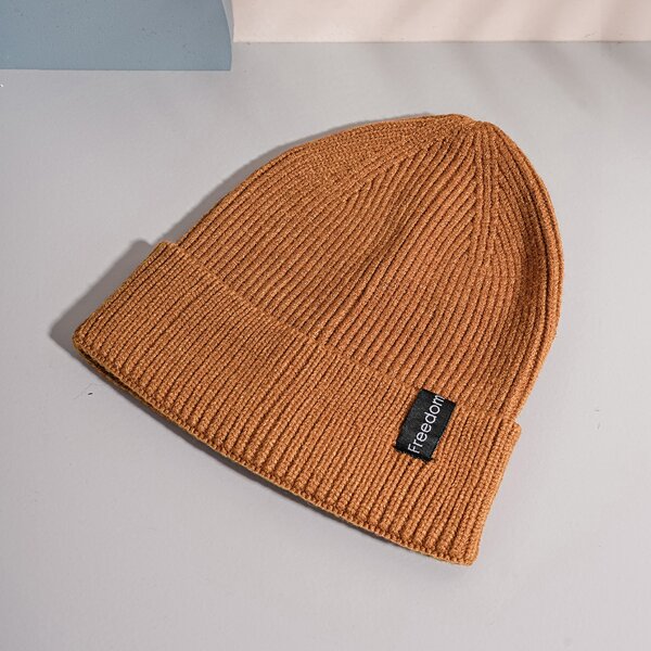 

Letter Label Decor Beanie, Orange