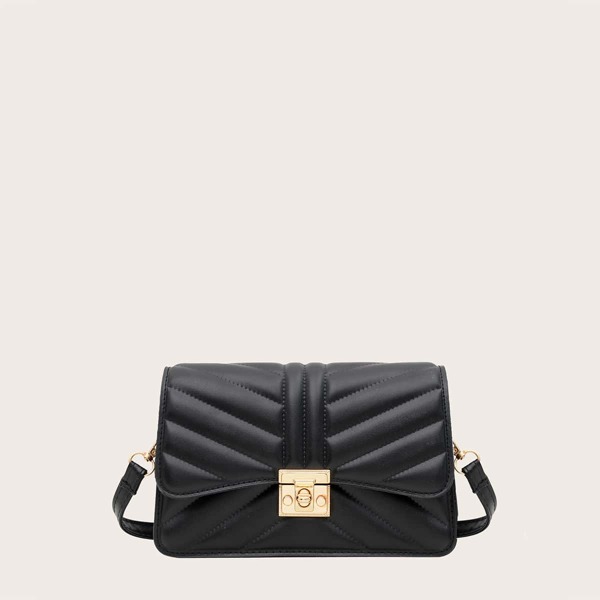 

Girls Stitch Detail Fanny Pack, Black