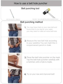 Dụng cụ bấm lỗ và khóa kim loại - màu đen - Xem 4