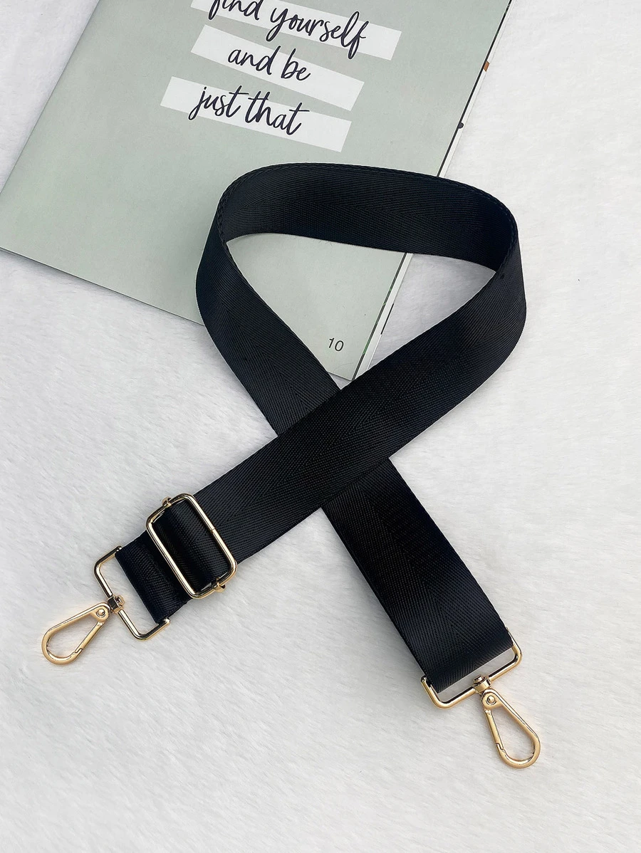 Minimalist Bag Strap Bag Accessories DIY Accessories Adjustable Replacement Shoulder Strap Stylish Durable - Black - View 1