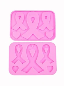 Khuôn tự làm thiết kế 1 cái nơ - Hồng - Xem 6