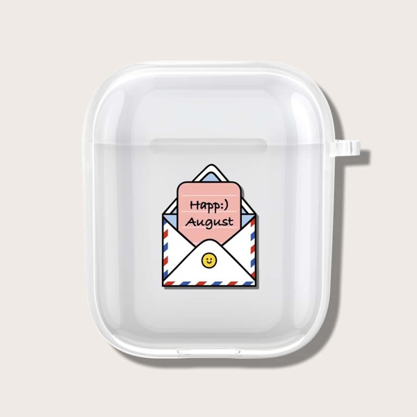 

Чехол для Airpods с узором, Прозрачный