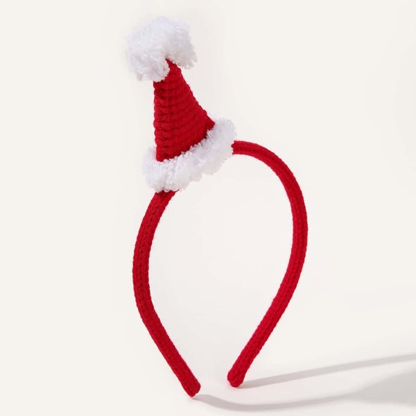 

Christmas Hat Decor Headband, Red