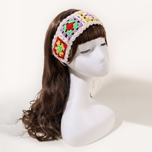 

Crochet Hair Band, Multicolor