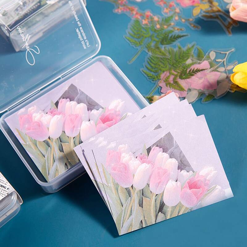 

140pcs Scenery Pattern Memo Paper, Multicolor