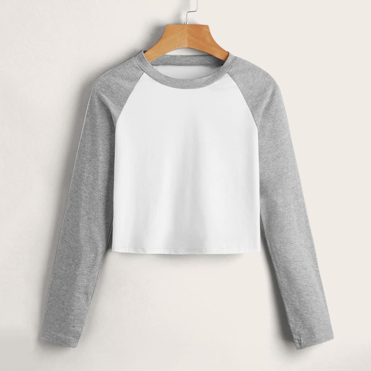 

Colorblock Crop Tee, Multicolor