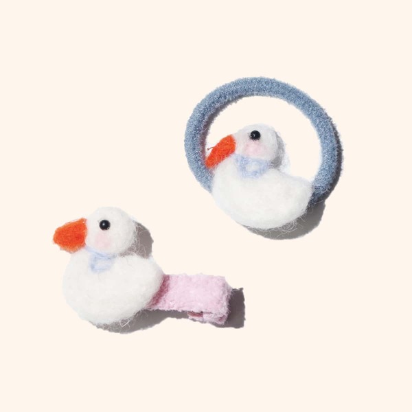 

Toddler Girls Animal Decor Hair Tie & Hair Clip, Multicolor