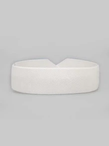 Stylish Metal Buckle Corset Belt For Dress Decoration Halloween Summer, School - White - View 4