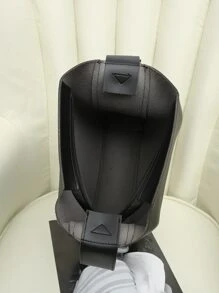 Minimalist Large Capacity Bucket Bag - Black - View 4