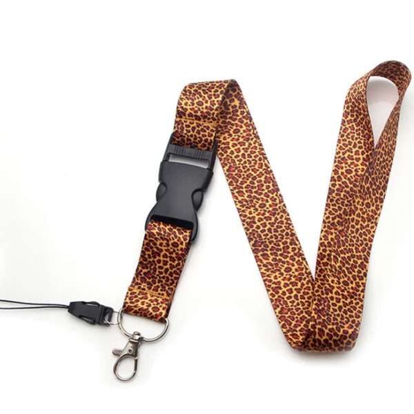 

1pc Leopard Print Lanyard, Multicolor