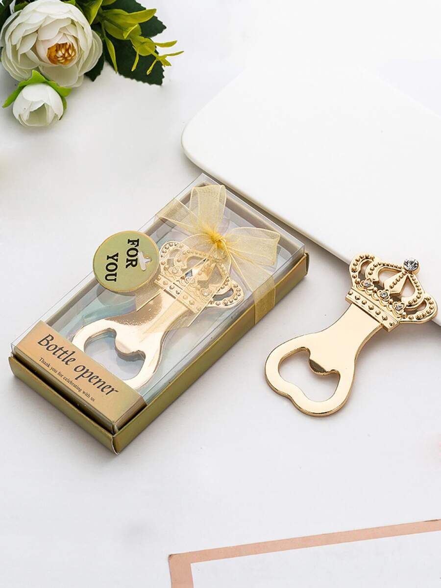 1pc Crown Design Wine Opener - Multicolor - View 1