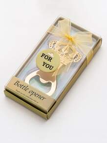 1pc Crown Design Wine Opener - Multicolor - View 4