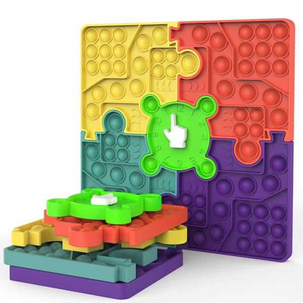 

5pcs Random Square Push Pop Bubble, Multicolor
