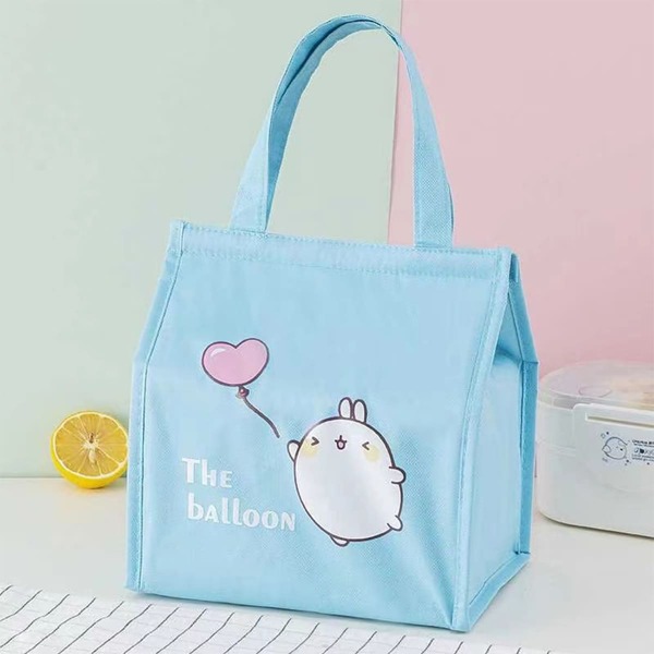 

Cartoon Graphic Lunch Bag, Blue