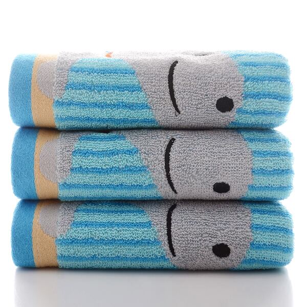

1pc Dog Print Towel, Blue