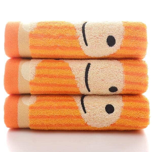 

1pc Dog Print Towel, Orange