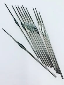 11 cái Móc Móc Màu Rắn - Bạc - Xem 4