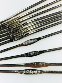 11 cái Móc Móc Màu Rắn - Bạc - Xem 5