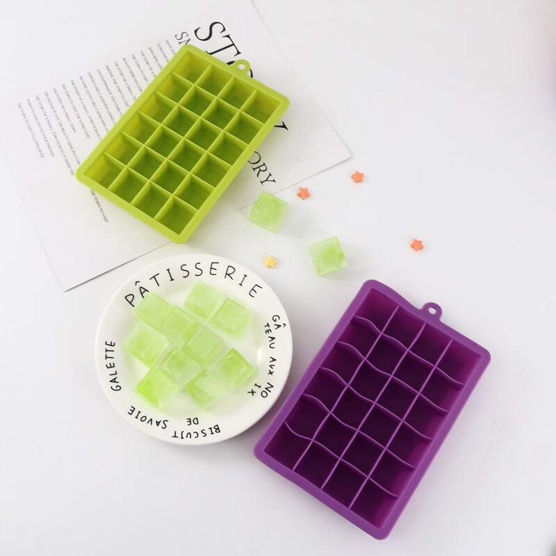 

1pc Random Color Ice Cube Mold, Multicolor