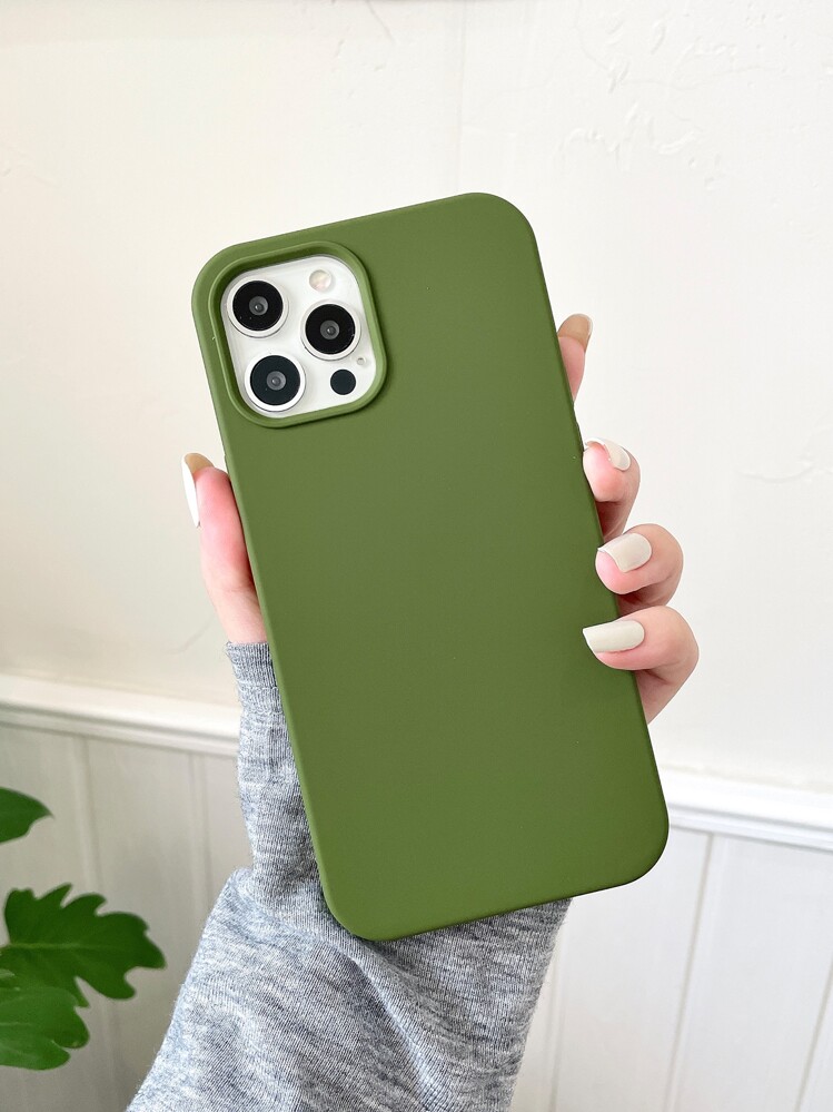 Funda para móvil de silicona - Verde - Añade 1