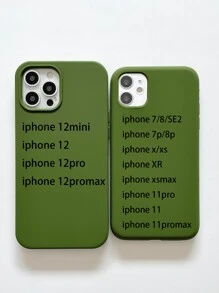 Funda para móvil de silicona - Verde - Ver 7