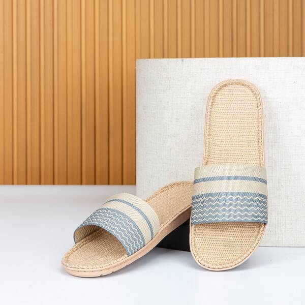 

Open Toe Colorblock Slides, Multicolor