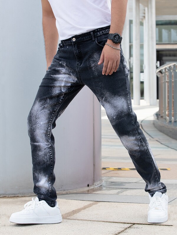 Men Straight Leg Jeans