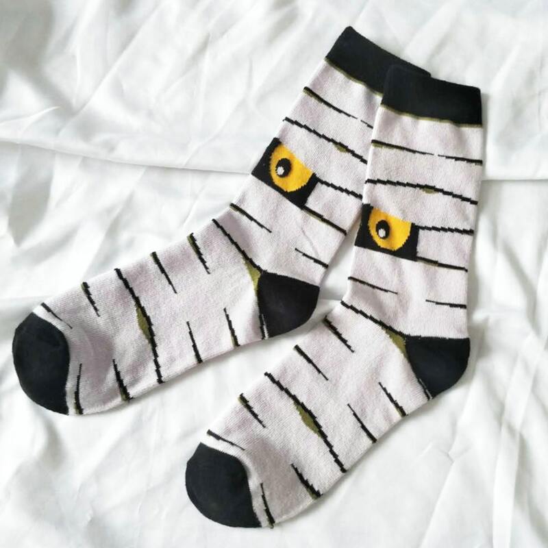 

Eye Graphic Crew Socks, Multicolor