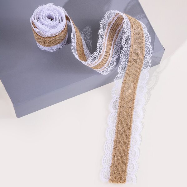 

1pc Lace Decor DIY Ribbon, Multicolor
