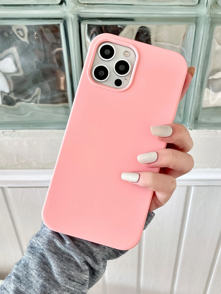 Vỏ điện thoại silicon - Hồng - Xem 1